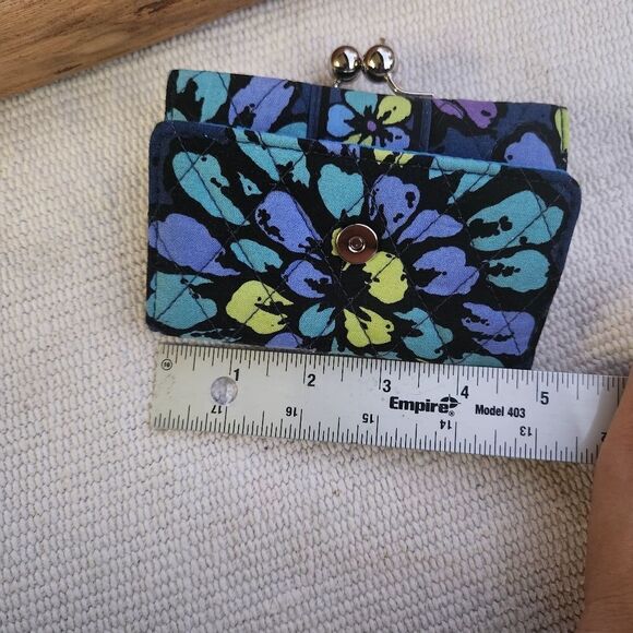 Vera bradley indigo pop coin purse wallet combo - Picture 5 of 8